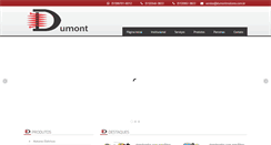 Desktop Screenshot of dumontmotores.com.br