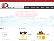 Tablet Screenshot of dumontmotores.com.br